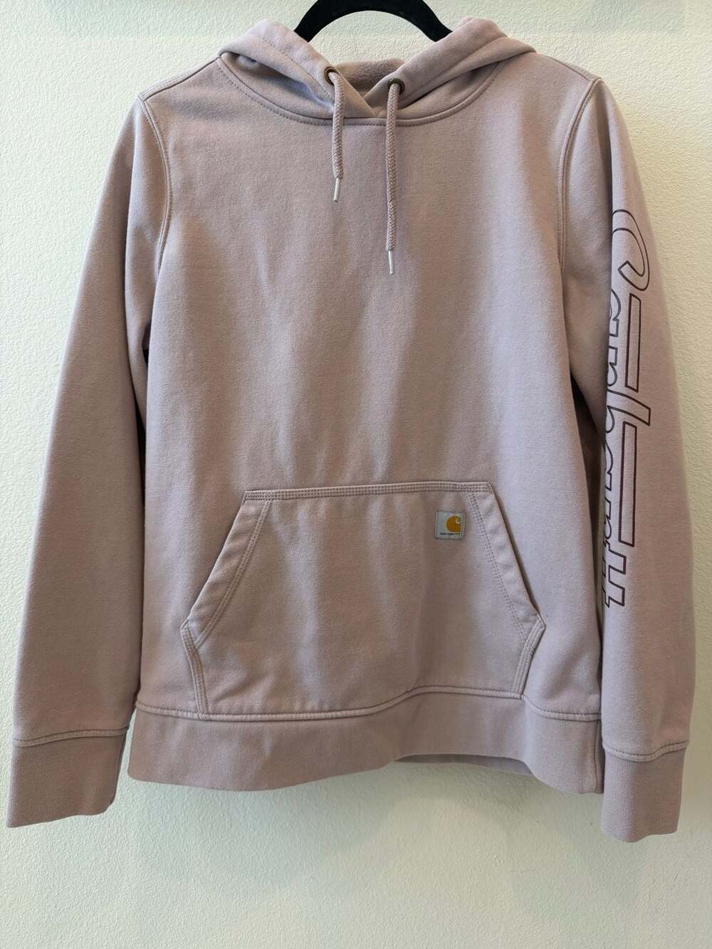 Carhartt Women's Sawyer Script Midweight Relaxed Fit Rain Defender Hoodie M